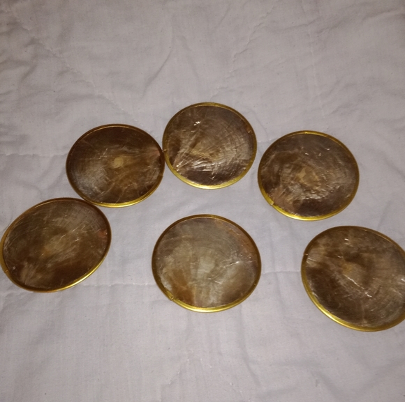 Mid Century Modern Drink Coasters Set Of 6 - Picture 1 of 8